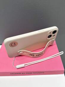 1pc Tpu Wrist Strap Phone Case, With Stand Function, With Lanyard, Compatible With Iphone15, 15pro, 15plus, 15promax And Samsung Galaxy A03s, A03core, A04, A12, A13, A14, A21s, A22, A23, A32, A33, A34, A50, A51, A52, A53, A54, A71, A72, A73, S20fe, S21, S21plus, S21ultra, S22, S22plus, S22ultra - Multicolor - View 2