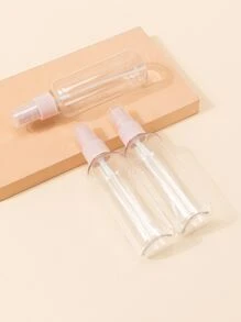 3pcs 100ML Empty Subpackage Bottle , Travel Essentials - Pink - View 2