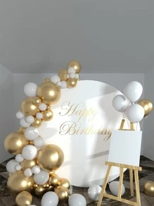 63 piezas de dos tonos guirnalda de globos - Albaricoque - Ver 1