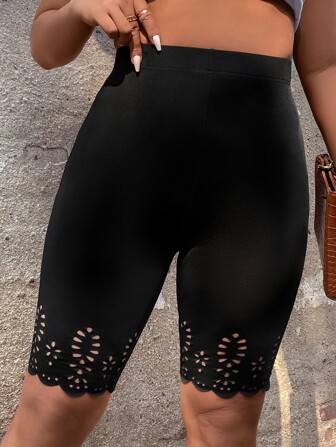 Radlerhose mit Laserschnitt