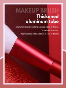 Bộ 7 cọ trang điểm & Hộp đựng 1 cọ, Bộ cọ tán phấn mắt bằng sợi tổng hợp cao cấp, Dụng cụ mỹ phẩm cho mặt và mắt, Bộ cọ, Bộ cọ trang điểm, Bộ cọ trang điểm, Bộ trang điểm hoàn chỉnh, Bộ cọ trang điểm, Bộ trang điểm hoàn chỉnh, Bộ cọ, Bộ cọ trang điểm, Bộ quà tặng trang điểm - Đỏ - Xem 4