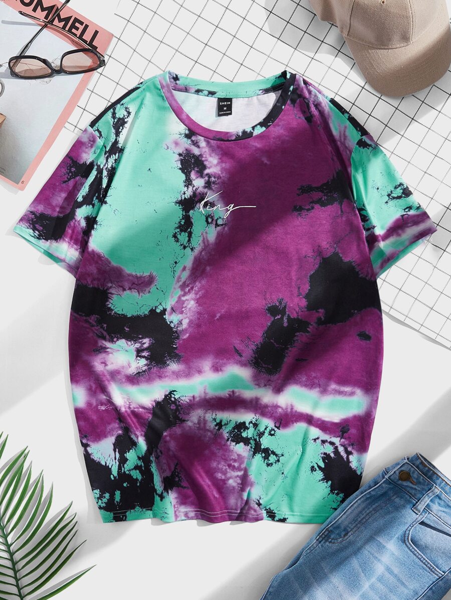 Manfinity Men Tie Dye Tee - Multicolor - View 1