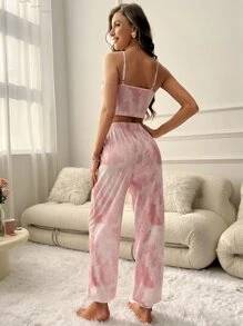Tie Dye Cami Top & Pants Lounge Set