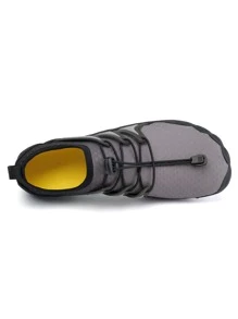 Men Colorblock Lace-up Front Creek Shoes - Multicolor - View 3