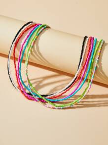 7 chiếc vòng cổ đính cườm tối giản - Nhiều màu - Xem 2