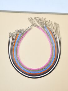 20pcs Minimalist Solid Necklace - Multicolor - View 1