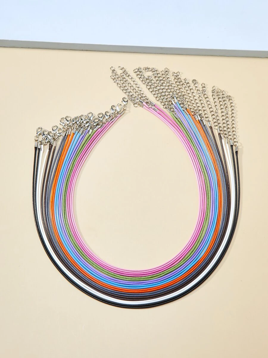 20pcs Minimalist Solid Necklace - Multicolor - View 1
