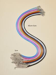 20pcs Minimalist Solid Necklace - Multicolor - View 3