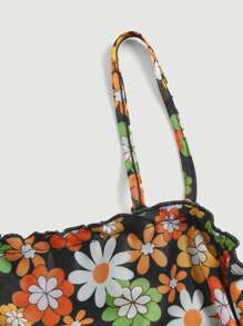 SHEIN MOD Đầm Xù nhỏ Hoa Tất cả trên in Boho - Nhiều màu - Xem 4