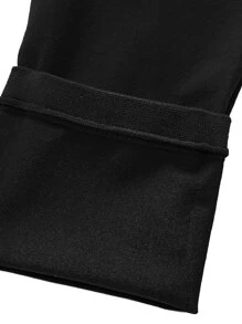 1pair Solid Outdoor Sun-Protection Arm Sleeves,Suitable For Cycling,Riding Motorcycle And Skiing - Black - View 8