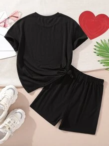 Bộ hai mảnh Gái Tim Giải trí - màu đen - Xem 2