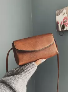 迷你拼接滾邊翻蓋方包