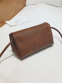 迷你拼接滾邊翻蓋方包