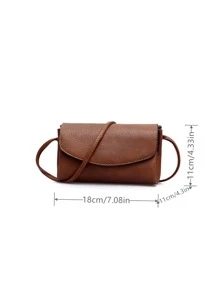 迷你拼接滾邊翻蓋方包