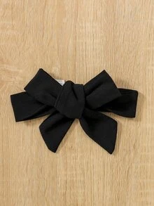 Baby Contrast Lace Cami Romper With Headband - Black - View 3