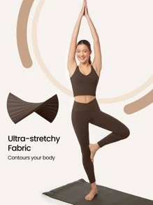 GLOWMODE الجوارب الضيقة المتقاطعة Featherfit™ بمقاس 24 بوصة - سينامون انسبايريشن - مشاهدة 6