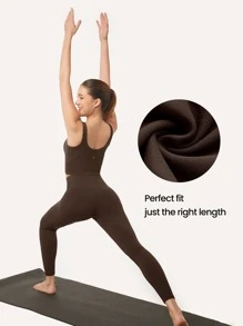 GLOWMODE الجوارب الضيقة المتقاطعة Featherfit™ بمقاس 24 بوصة - سينامون انسبايريشن - مشاهدة 7