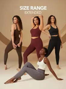 GLOWMODE الجوارب الضيقة المتقاطعة Featherfit™ بمقاس 24 بوصة - سينامون انسبايريشن - مشاهدة 9