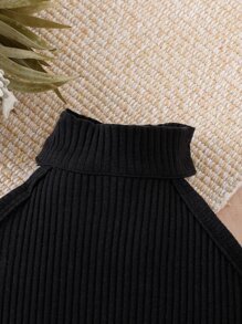 Baby Girl Halter Top & Flap Pocket Shorts Without Belt Bag - Multicolor - View 4