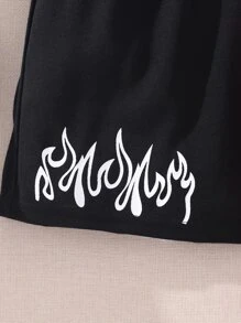 Tween Girl Crop Tee & Cami Top & Letter & Expression Print Shorts - Multicolor - View 5