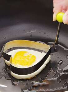 5入組星星和心形不銹鋼煎雞蛋環模具 - 銀色 - 查看 7