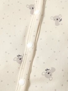 新生儿连脚睡衣 - 彩色 - 查看 4