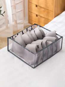 1pc Wardrobe Clothes Organizer, Washable Drawer Socks Organizer, Lingerie Storage Box, Clothes Storage Organizer - Multicolor - View 2