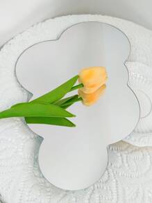 1 片云镜墙贴，2 毫米厚亚克力材料，3D 镜面墙砖 DIY，适用于卧室、客厅、浴室、厨房、贴纸、墙贴花、乙烯基贴花用于家庭装饰、春季装饰品刷新您的家、拉玛装饰贴纸墙面装饰房间装饰墙镜用于房间浴室装饰客厅装饰