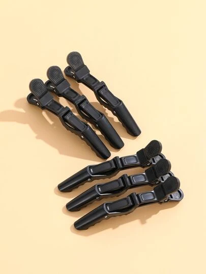 6 st hårspännen för styling – breda tänder och dubbelgångjärnsdesign – Alligator styling sektioneringsklämmor av professionell hårsalongskvalitet, hårverktyg, hårprodukter och accessoarer för barberare, skönhet, tillbaka till skolan, resor och semester, slick back-borste, hårtork, hår, barberare, kantborste, stylingborste, hårtork, hårspray, lockiga hårprodukter, hårklippningssax, jul, barbershop, frisörverksamhet, hårtork, hårprodukter, hårverktyg, hårvård, lockig hårborste, barberare, frisörverksamhet, barbershop, frisörutrustning