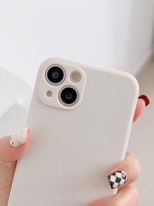 白色矽膠防震手機殼 - 白色 - 查看 3