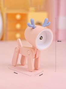 1 pieza Iluminación con dibujos animados con diseño de alce DIY - Rosa - Ver 7