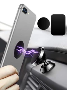 2 piezas Soporte para teléfono magnético Pegatina