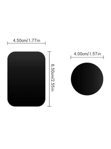 2 piezas Soporte para teléfono magnético Pegatina