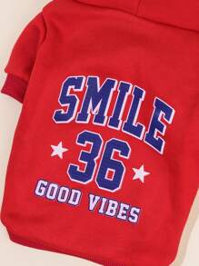 PETSIN 1入組字母圖案寵物連帽衫 - 彩色 - 查看 7