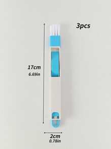 3pcs Gap Cleaning Brush - Multicolor - View 2