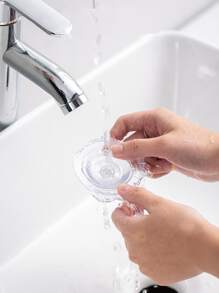 1pc Punch-free Waterproof Bathroom Hook - Clear - View 6