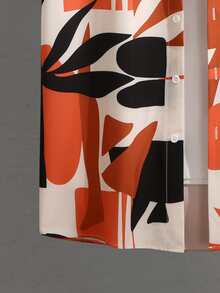 Manfinity RSRT Men Geo Print Shirt & Shorts Without Tee - Multicolor - View 3