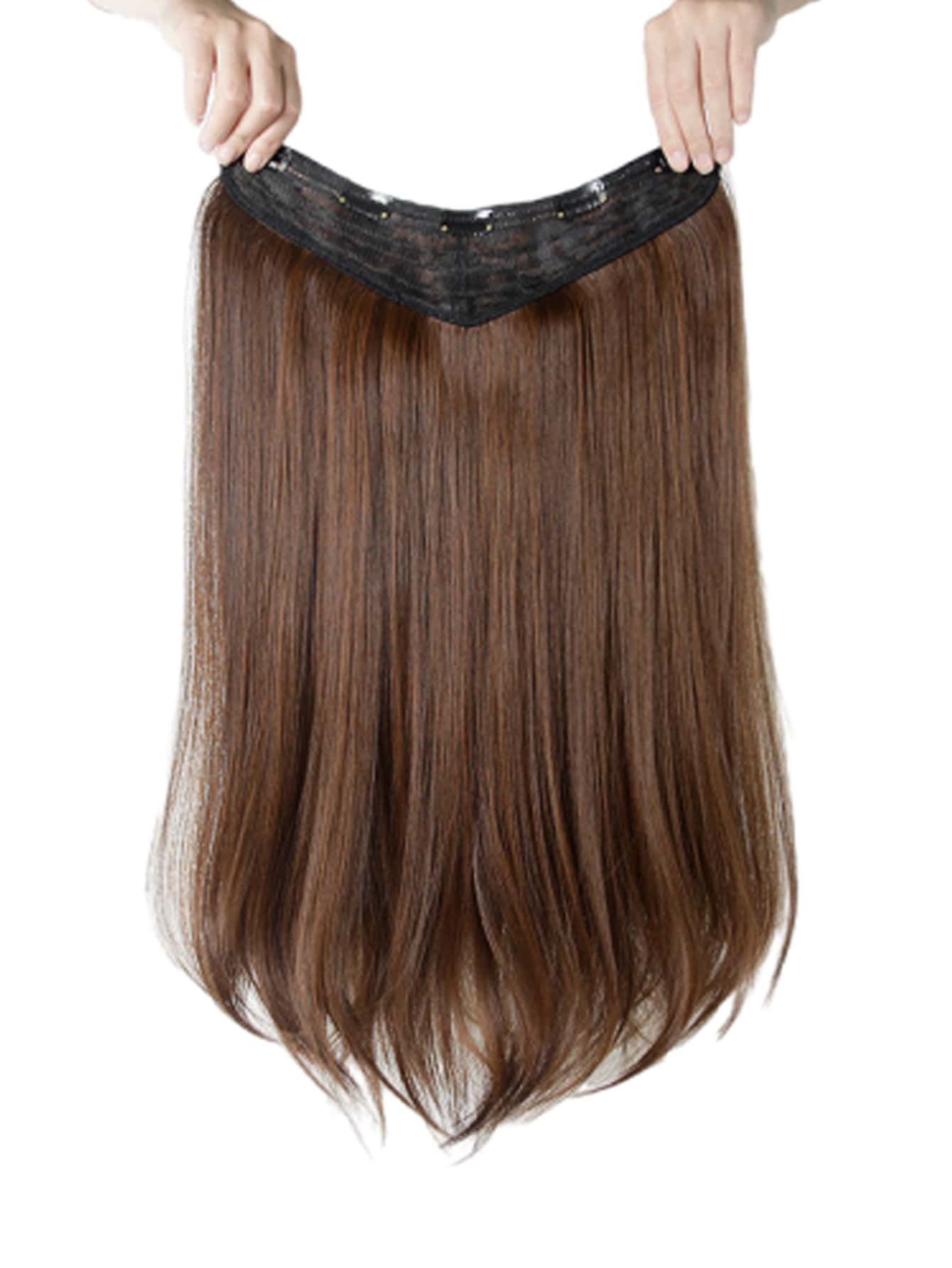 Clip In Long Straight Synthetic Hair Extension SHEIN