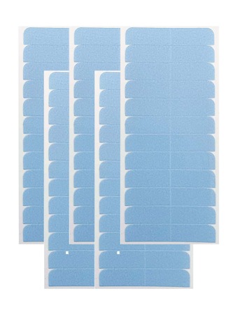 60 st hårförlängningstejp Flikar Dubbelsidiga förlängningstejper för ersättning 4cm X 0,8cm