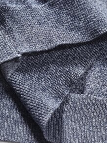 Manfinity Men Contrast Binding Knit Top - Grey - View 7