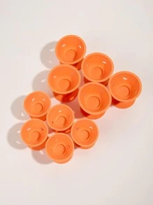 10pcs Hair Curling Roller - Orange - View 4