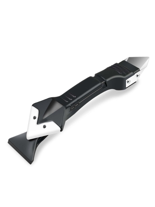 Silicone Scraper Glue Remover Knife Angle Beauty Crevice Spatula Tool, Grout Scraper Kit 5in1
