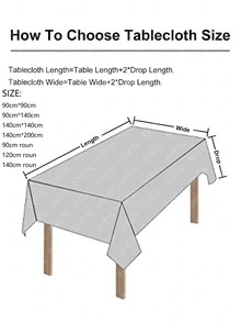 1 khăn trải bàn viền sò điệp - màu đen - Xem 5