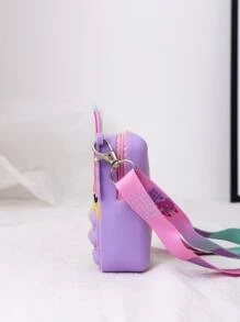 Unicorn Silicone Kids Crossbody Press Mini Shoulder Bag - Children's Unicorn Crossbody Bag - Multicolor - View 3