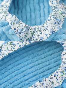 1pair Chenille Shoes Cover - Multicolor - View 4