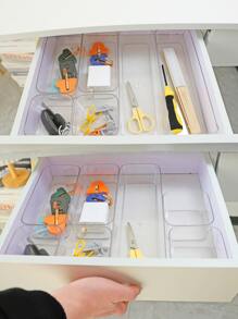 1 件透明抽屉收纳盒装饰秋季装饰节日装饰房间装饰家居装饰秋季装饰卧室装饰 - 無色 - 查看 4