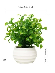 Cây trồng trong chậu nhân tạo 1pc - Nhiều màu - Xem 2