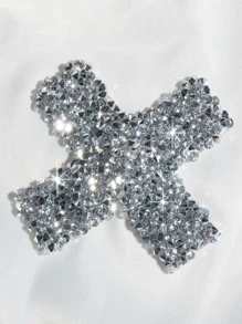 1 Pair Rhinestone Nipple Cover, For Rave