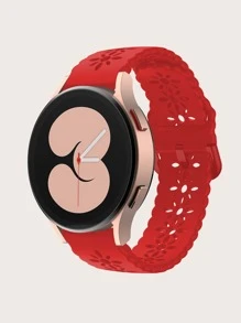 鏤空錶帶兼容三星手錶 - 紅色 - 查看 1