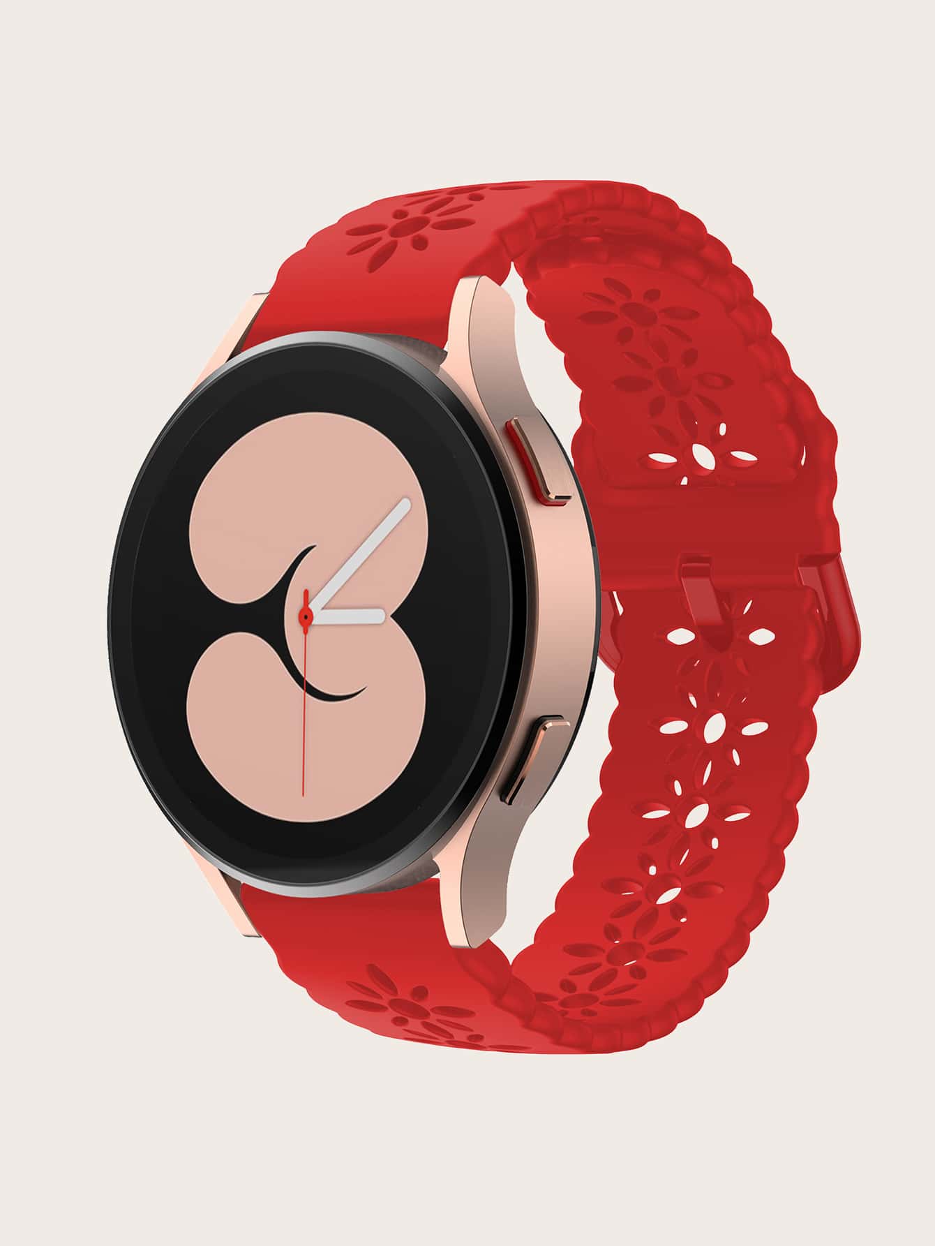 鏤空錶帶兼容三星手錶 - 紅色 - 查看 1